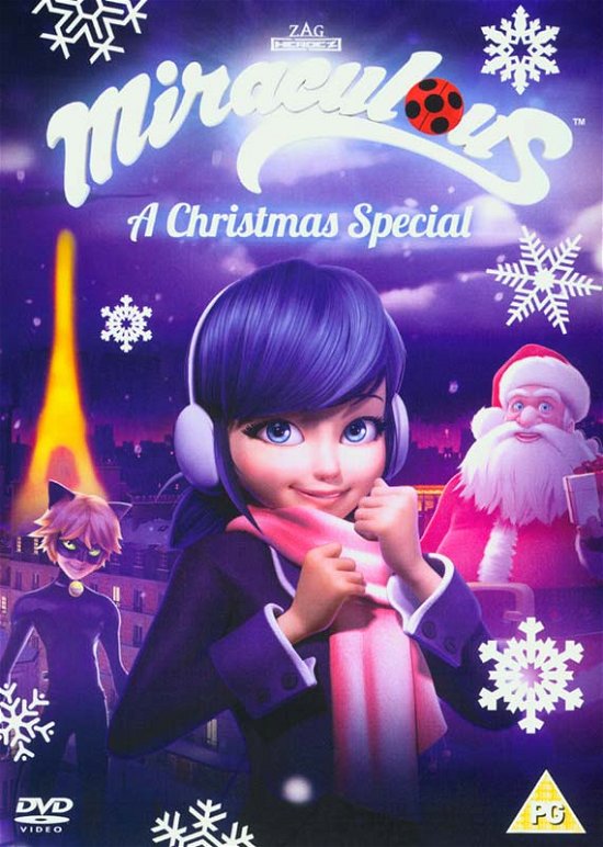 Cover for Miraculous Tales Ladybug Christmas · Miraculous - Tales of Ladybug and Cat Noir - A Christmas Special (DVD) (2019)