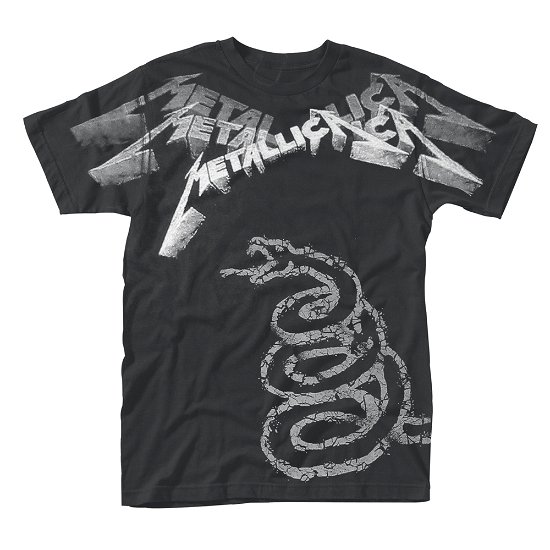 Cover for Metallica · Black Album Faded (All Over) (T-shirt) [size XL] [Black edition] (2018)