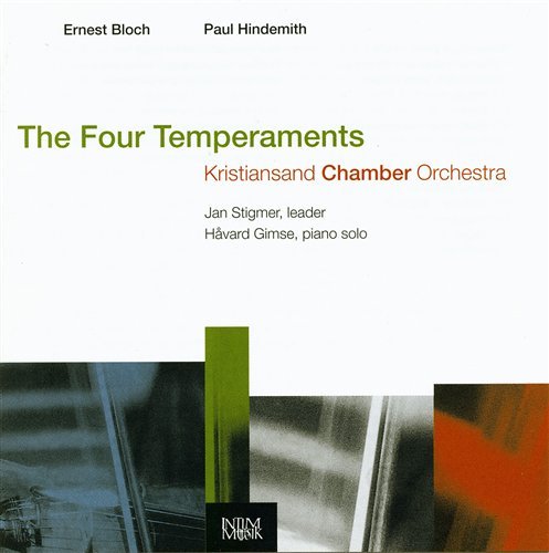 Cover for Kristiansand Chamber Orchestra · The Four Temperaments (CD) (2000)
