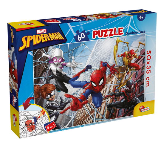 Cover for Marvel Spiderman · Puzzel Kleurplaat (60 stukjes) 2 (Leksaker)