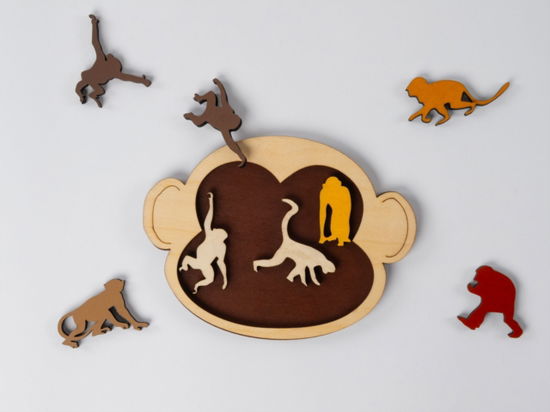 Monkey Madness Puzzle -  - Książki - RECENT TOYS - 8717278850689 - 15 lipca 2024