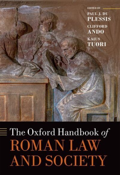 Cover for The Oxford Handbook of Roman Law and Society - Oxford Handbooks (Hardcover bog) (2016)