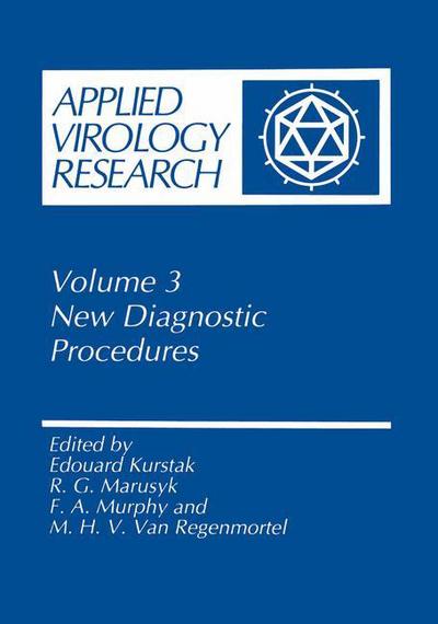 Cover for Eduard Kurstak · Applied Virology Research: New Diagnostic Procedures - Applied Virology Research (Hardcover Book) [1994 edition] (1994)