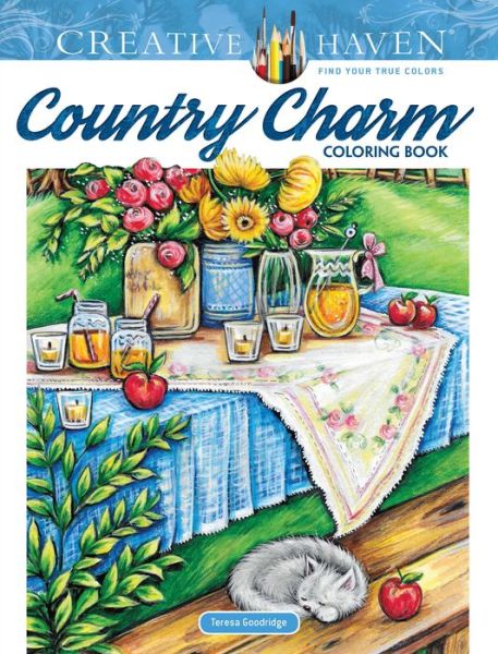 Creative Haven Country Charm Coloring Book - Creative Haven - Teresa Goodridge - Livros - Dover Publications Inc. - 9780486821689 - 27 de abril de 2018