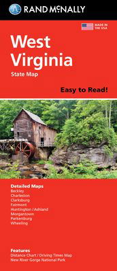 Cover for Rand McNally · Rand McNally Easy to Read Folded Map: West Virginia State Map (Map) (2021)