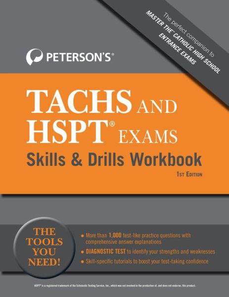 Cover for Peterson's · Peterson’s TACHS and HSPT Exams Skills &amp; Drills Workbook (Taschenbuch) (2019)