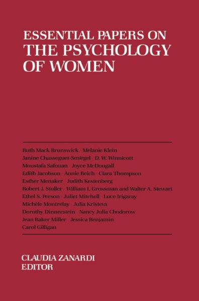 Cover for Claudia Zanardi · Essential Papers on the Psychology of Women - Essential Papers on Psychoanalysis (Paperback Book) (1990)