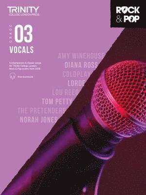 Trinity College London Rock & Pop 2018 Vocals Grade 3 - Trinity Rock & Pop - Hal Leonard Publishing Corporation - Boeken - Trinity College London Press - 9780857366689 - 14 september 2017