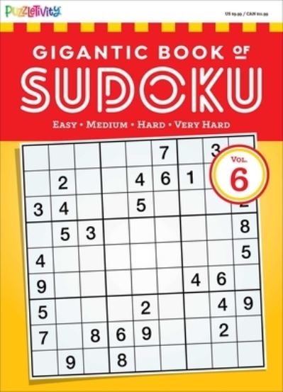 Cover for Editors of Dreamtivity · Gigantic Book of Sudoku, Vol 6 (Paperback Book) (2023)