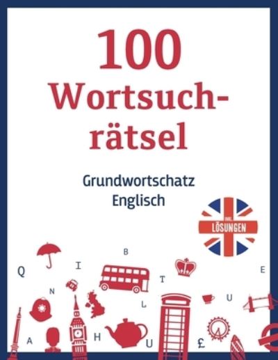 Cover for Rede.low Rätsel · 100 Wortsuchrätsel ? Grundwortschatz Englisch, inkl. Lösungen (Paperback Book) (2020)