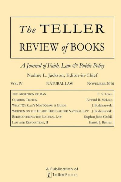 The Teller Review of Books - Nadine L Jackson - Bücher - Tellerbooks - 9781681090689 - 2. November 2016