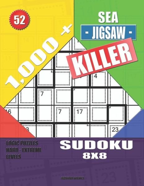 Cover for Basford Holmes · 1,000 + Sea jigsaw killer sudoku 8x8 (Paperback Book) (2019)