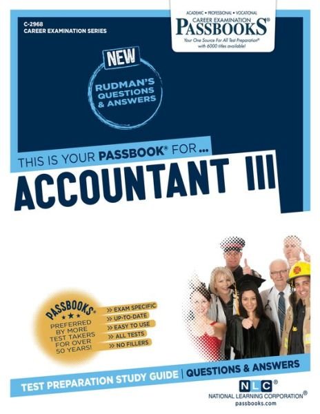 Cover for National Learning Corporation · Accountant III (Paperback Bog) (2022)