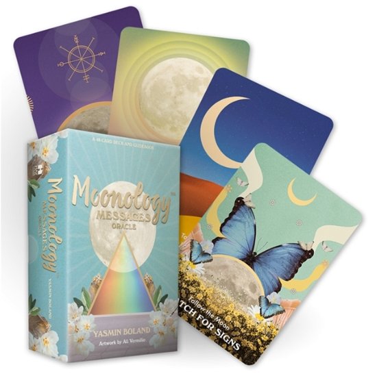 Moonology™ Messages Oracle: A 48-Card Deck and Guidebook - Yasmin Boland - Libros - Hay House UK Ltd - 9781788177689 - 19 de septiembre de 2023