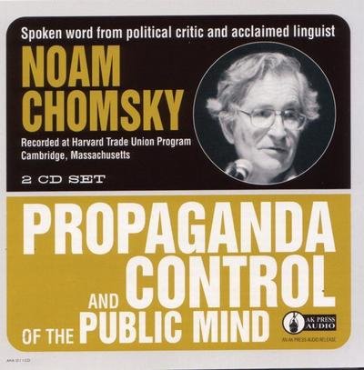 Cover for Noam Chomsky · Propaganda And Control Of The Public Mind (Lydbog (CD)) (2000)