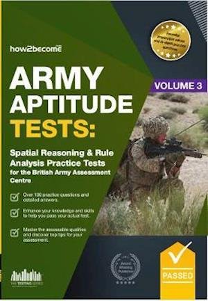 Cover for How2Become · Army Aptitude Tests:: Spatial Reasoning &amp; Rule Analysis for the British Army Assessment Centre (Pocketbok) (2019)