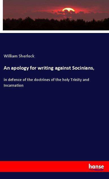 Cover for Sherlock · An apology for writing against (Book)