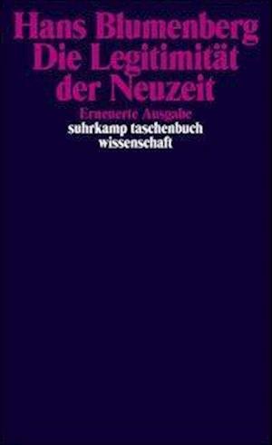 Cover for Hans Blumenberg · Suhrk.TB.Wi.1268 Blumenberg.Legitimitä (Book)