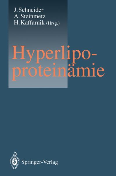 Cover for Jurgen Schneider · Hyperlipoproteinamie (Paperback Book) (1992)