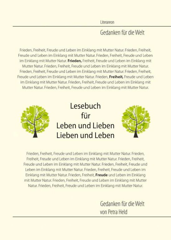 Cover for Held · Lesebuch für Leben und Lieben Lieb (Book)