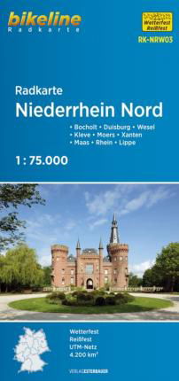 Cover for Esterbauer Verlag · Radkarte Niederrhein Nord (RK-NRW03) (Map) (2019)