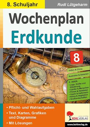 Cover for Rudi Lütgeharm · Wochenplan Erdkunde / Klasse 8 (Paperback Book) (2022)