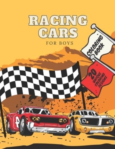 Cover for Jaimlan Fox · Racing Cars Coloring Book For Boys (Paperback Book) (2020)