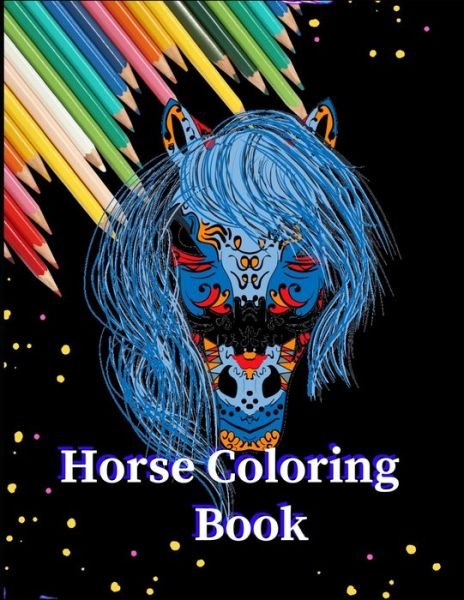 Cover for Zod-7 Media · Horse Coloring Book (Pocketbok) (2020)
