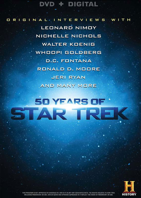 Cover for 50 Years of Star Trek (DVD) (2016)