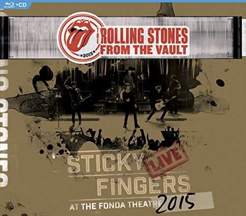 Cover for The Rolling Stones · From The Vault: Sticky Fingers Live At The Fonda Theatre 2015 (Blu-ray) (2017)