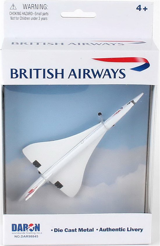 Cover for British Airways Concorde Toy Diecast Airliner (MERCH)