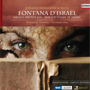 Fontana D'israel - Schein / Kantorei / Max,hermann - Música - CAPRICCIO - 0845221050690 - 30 de agosto de 2011