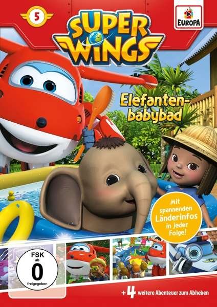 Cover for Super Wings · 005/elefantenbabybad (DVD) (2017)