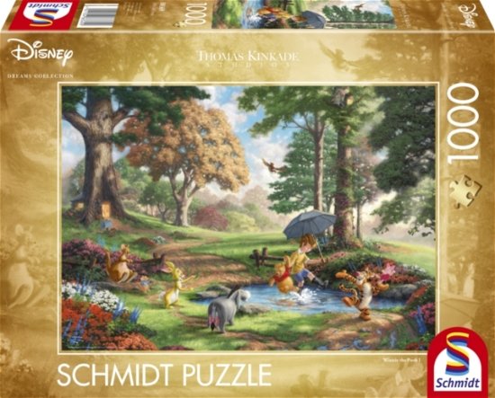 Disney Winnie The Pooh 1000Pc Jigsaw Puzzle (Thomas Kinkade) - Disney - Brettspill - SCHMIDT - 4001504883690 - 10. november 2021