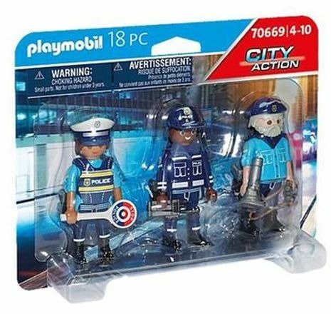 Cover for Playmobil · Figurenset Polizei (Leksaker)