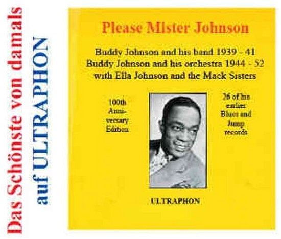 Cover for Buddy Johnson · Please Mister Johnson (CD) (2015)