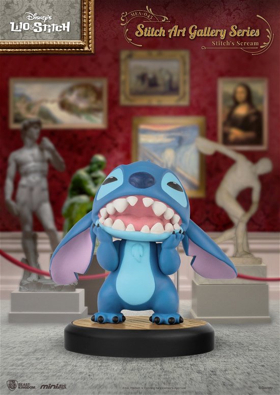Disney Stitch Scream Art Gallery Series Mini Egg Attack Figure - Disney - Merchandise - BEAST KINGDOM - 4711203452690 - August 20, 2023