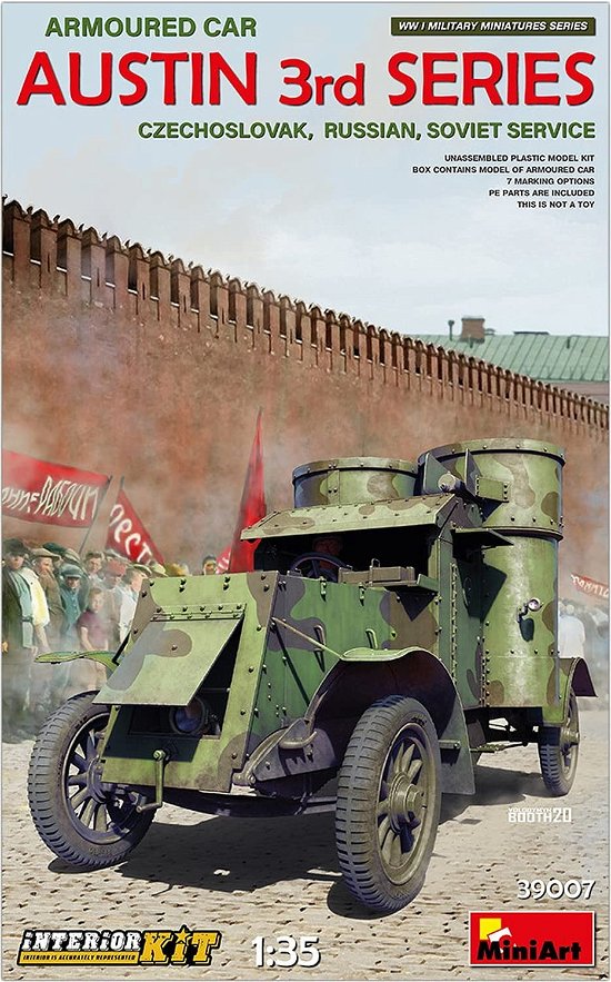 Cover for MiniArt · Austin Armoured Car 3e Czechoslovak Russian 1:35 (1/21) * (Leketøy)