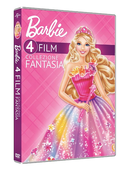 Cover for Barbie Collezione 4 Film · Barbie Collezione 4 Film - Fantasia (DVD) (2023)