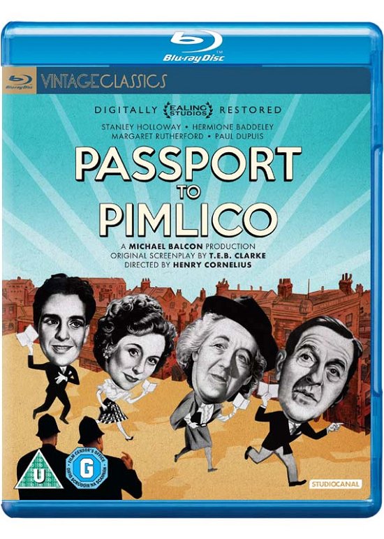 Cover for Passport to Pimlico BD Spec Ed · Passport To Pimlico (Blu-ray) [Special edition] (2012)