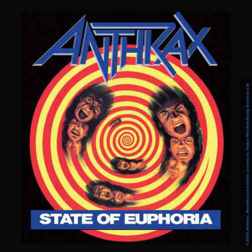 Anthrax Single Cork Coaster: State of Euphoria - Anthrax - Koopwaar - Global - Accessories - 5055295387690 - 