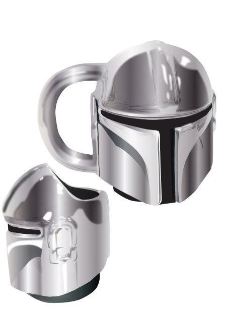 Star Wars Mandalorian Mug Shaped Boxed (Electroplated) - The Mandalorian - Merchandise - THE MANDALORIAN - 5055453480690 - October 2, 2020