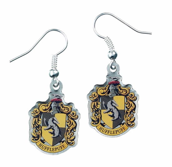 Harry Potter: Hufflepuff Crest Drop Earrings (Orecchini) - The Carat Shop - Marchandise - HARRY POTTER - 5055583406690 - 