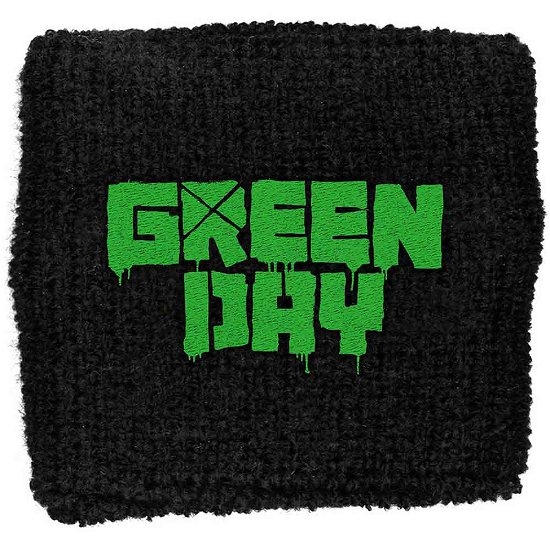 Green Day Embroidered Wristband: Logo (Loose) - Green Day - Produtos -  - 5056365717690 - 