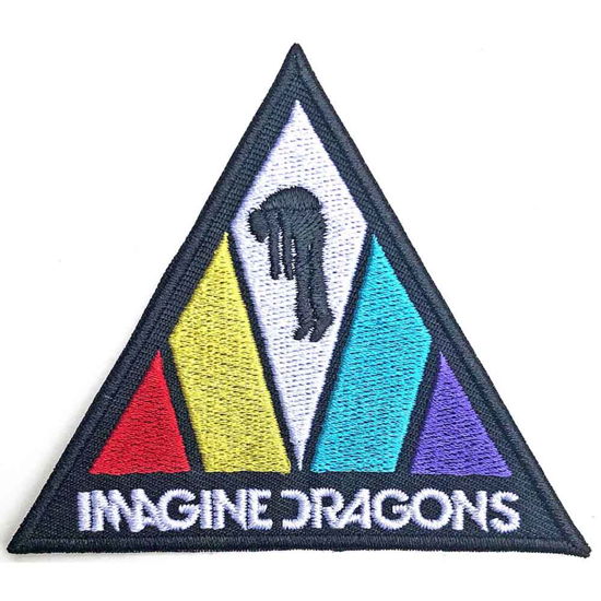 Imagine Dragons Standard Woven Patch: Triangle Logo - Imagine Dragons - Produtos -  - 5056368633690 - 