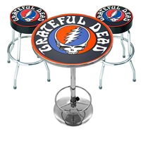 Grateful Dead · Grateful Dead Logo (Table & 2 X Bar Stools) (Bar Stool) (2024)