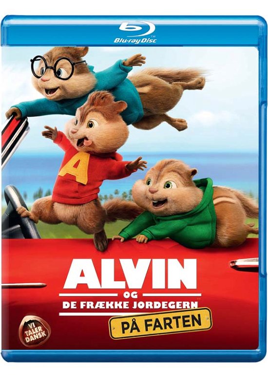 Cover for Alvin Og De Frække Jordegern · På farten (Blu-ray) (2016)