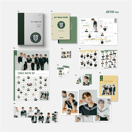 2021 NCT DREAM Back to School Kit (JENO Ver.) - Nct Dream - Merchandise - SM ENT. - 8809718448690 - 