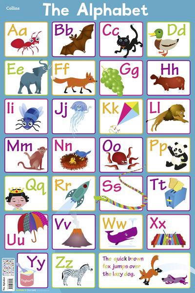 Cover for Collins Kids · Alphabet - Collins Children’s Poster (Loose-leaf) (2018)