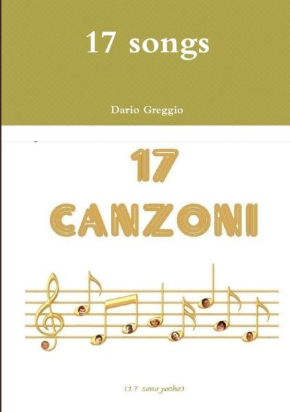 Cover for Dario Greggio · 17 songs (Paperback Book) (2018)